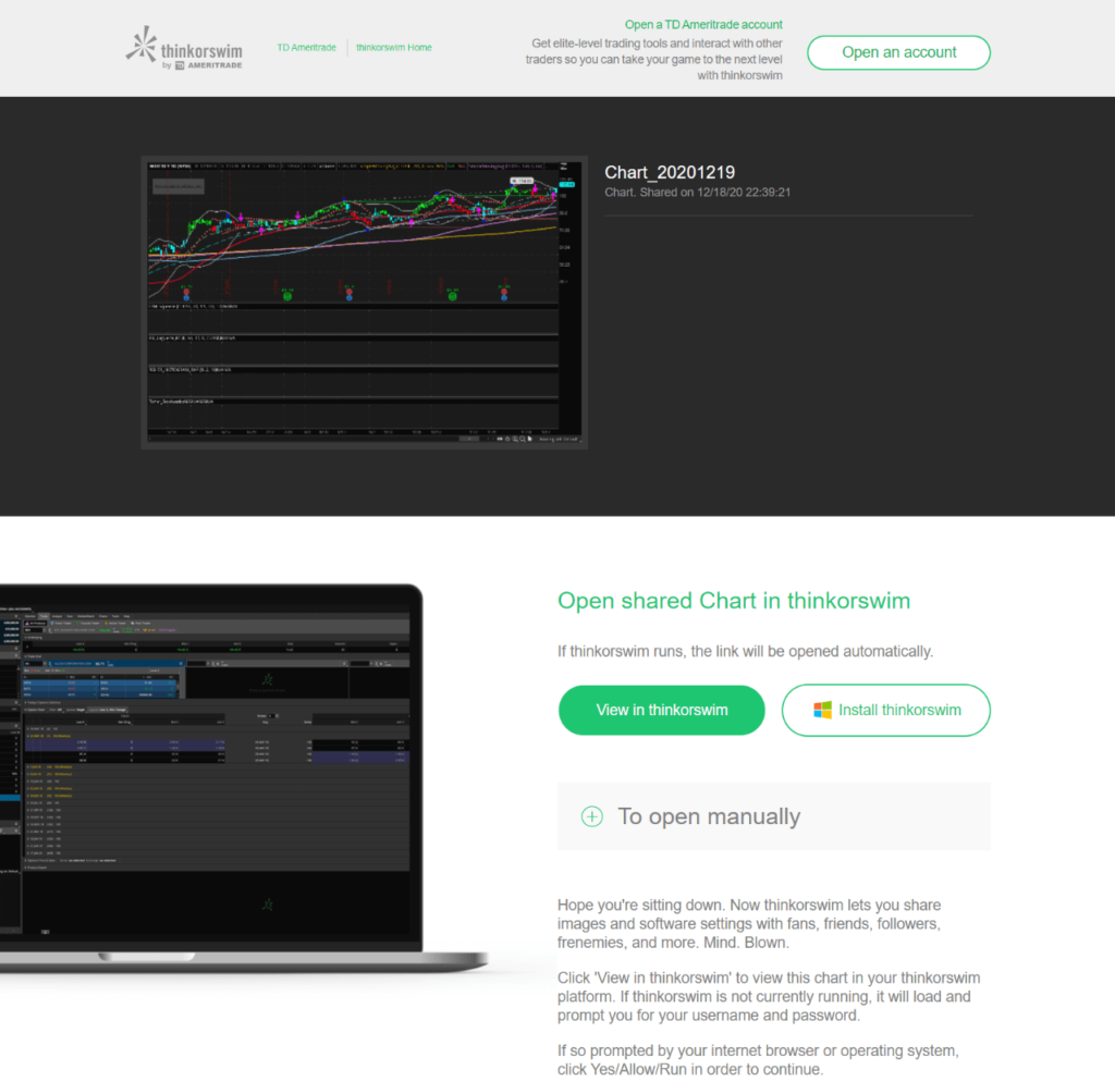 does td ameritrade chanrge for stock charting software