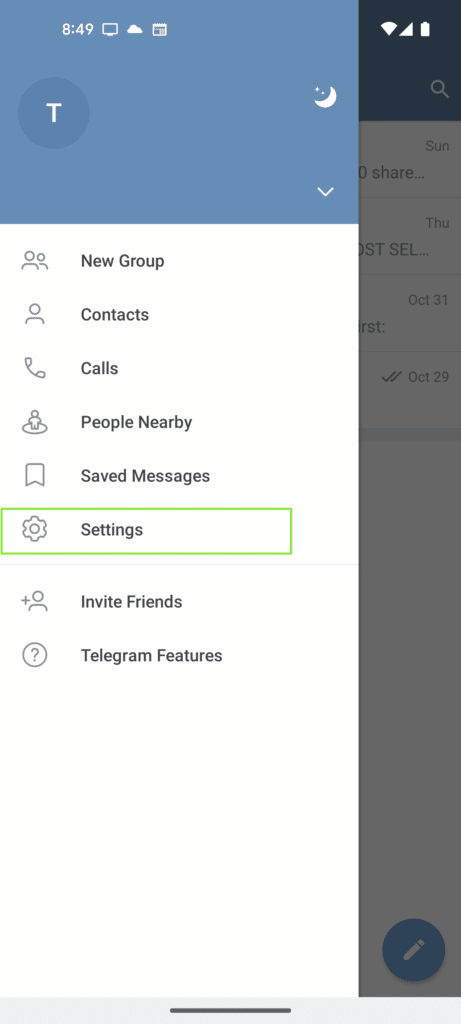 How to add Friends on Telegram 