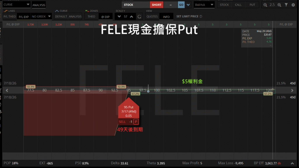 FELE現金擔保Put
